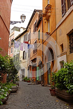 Alleyway in Rome, Italy