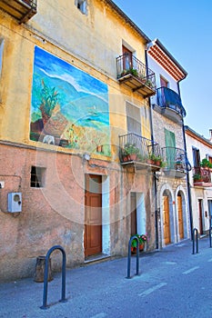 Alleyway. Satriano di Lucania. Italy.