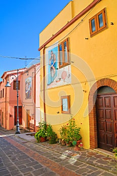 Alleyway. Satriano di Lucania. Italy.