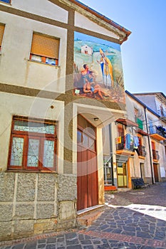 Alleyway. Satriano di Lucania. Italy.