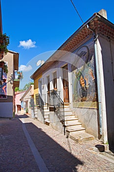 Alleyway. Satriano di Lucania. Italy.