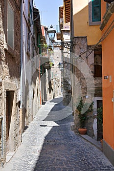 Alleyway. Soriano nel Cimino. Lazio. Italy.