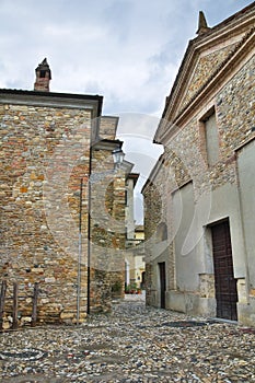 Alleyway. Travo. Emilia-Romagna. Italy.