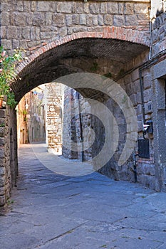 Alleyway. Viterbo. Lazio. Italy.