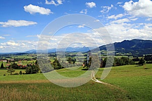 The allgÃÂ¤uer Alps in Bavaria