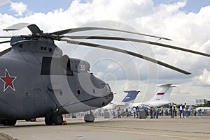 Alligataor helicopter at MAKS International Aerospace Salon MAKS-2017