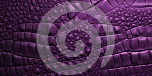 Alligator leather texture in purple color. Textured backgrouds and backdrops. Ai Generative illustration