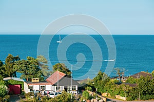 Allinge coast of Bornholm Denmark