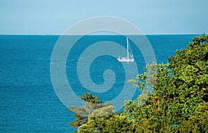 Allinge coast of Bornholm Denmark
