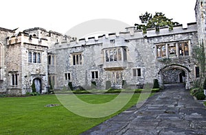 Allington Castle inner Courtyard