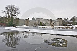 Allington Castle in Snow