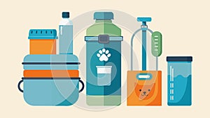 An allinone hydration kit including a bottle collapsible bowl and waste bag dispenser making it the ultimate pet owners