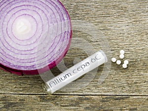 Allium cepa homeopathic medicine photo