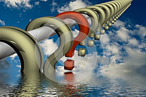 Allocated question among the others