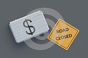 Allocating money for motorway. Highway repair. Investment in road construction