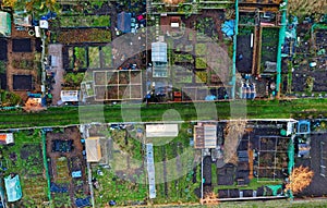 Allotment plots for growing vegetables and fruit for sustainable living in Aberdeenshire