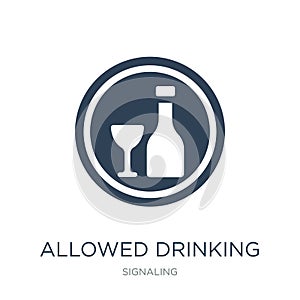 allowed drinking icon in trendy design style. allowed drinking icon isolated on white background. allowed drinking vector icon