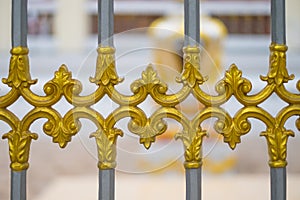 Alloy fence door pattern classic style.