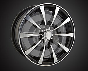 Alloy wheel of a car