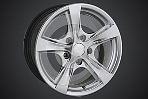 Alloy wheel of a car