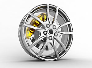 Alloy wheels for sports car