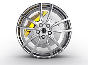 Alloy wheels for sports car