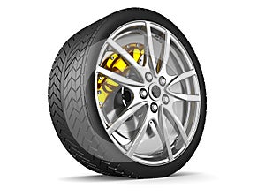 Alloy wheels for sports car