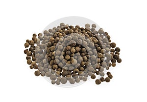 Allspice spice stack on white