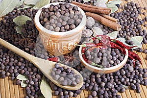 Allspice tree and other spice