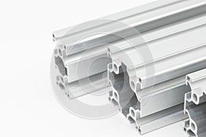 Alluminum Extruded construction profiles for cnc machines photo