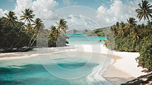 The allure of a tropical paradise - An AI generated Digital Art