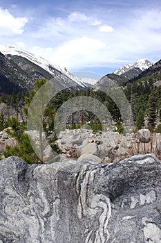Alluvium in Rocky Mountains