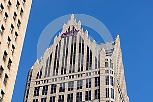 Ally headquarters in downtown Detroit, Michigan