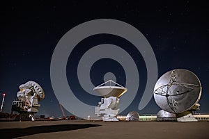 Alma Radio Observatory in the Desert of Atacama, Chile photo