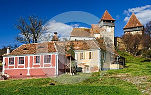 Alma Vii medieval village, Transylvania, Romania