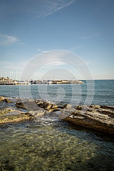 Almadraba beach in Alicante. Spain