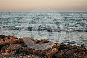 Almadraba beach in Alicante. Spain