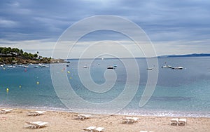 Almadrava beach, Roses in costa Brava, Spain