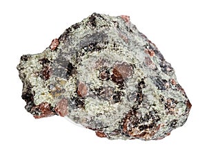 almandine pyrope garnets in eclogite mineral photo