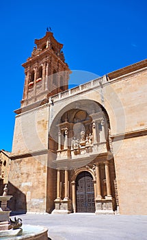 Almansa La Asuncion church in Albacete photo