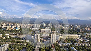 Almaty - Aerial view at The Republic Square