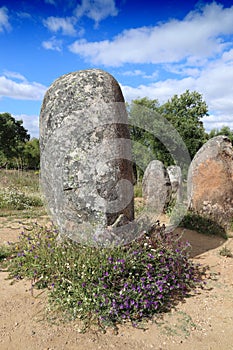 Almendres Cromlech megalith stones