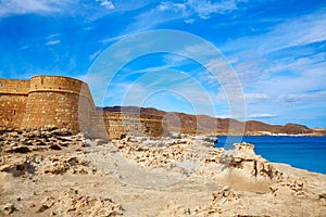 Almeria Cabo de Gata fortress Los Escullos beach