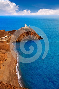 Almeria Cabo de Gata lighthouse Mediterranean Spain