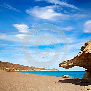 Almeria Cabo de Gata Playa del Arco arch beach