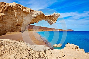 Almeria Cabo de Gata Playa del Arco arch beach photo