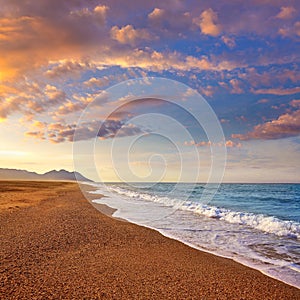 Almeria Cabo de Gata San Miguel beach Spain photo