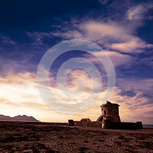 Almeria Cabo de Gata tower Torreon in San Miguel