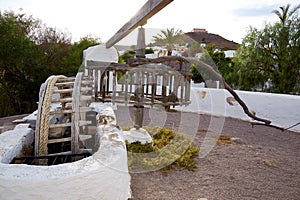 Almeria Cabo de Gata watermill Pozo de los Frailes photo