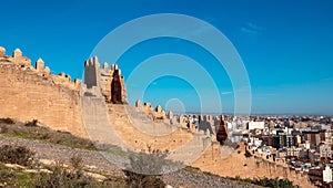 Almeria city landscape panorama